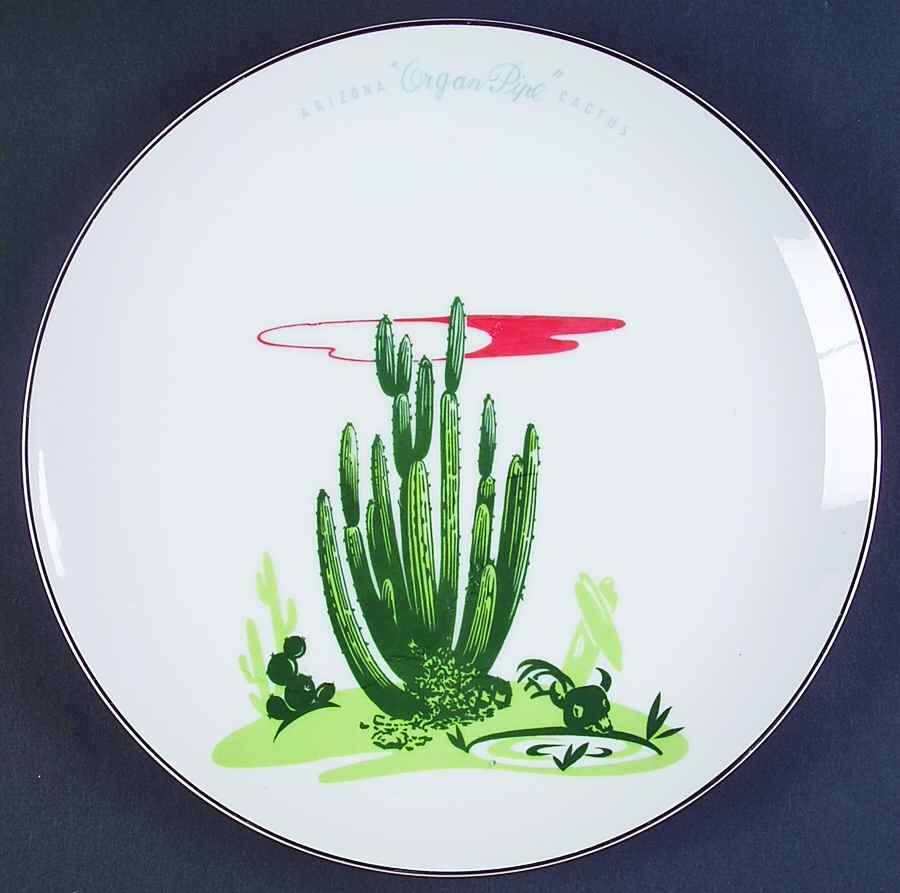 Arizona Cactus Dinner Plate by Blakely-1