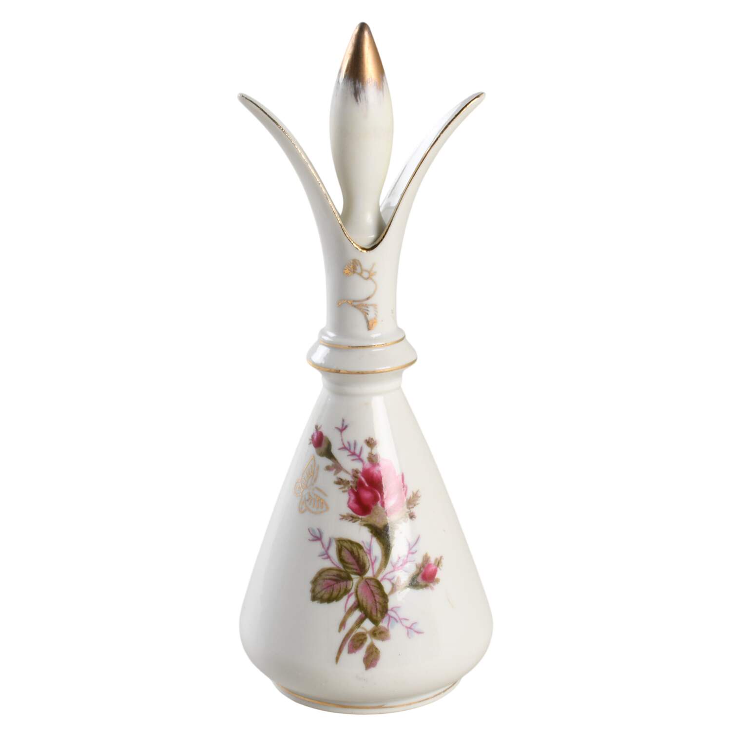 Moss Rose Cruet with Stopper by Bond (Japan)-1