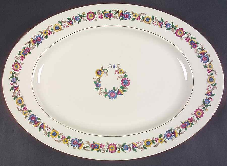 BOH20 15" Oval Serving Platter by Bohemia Ceramic Works-1