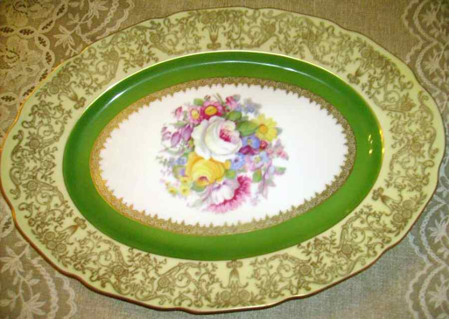 BOH26 14" Oval Serving Platter by Bohemia Ceramic Works-1