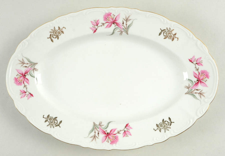 BOH8 12" Oval Serving Platter by Bohemia Ceramic Works-1