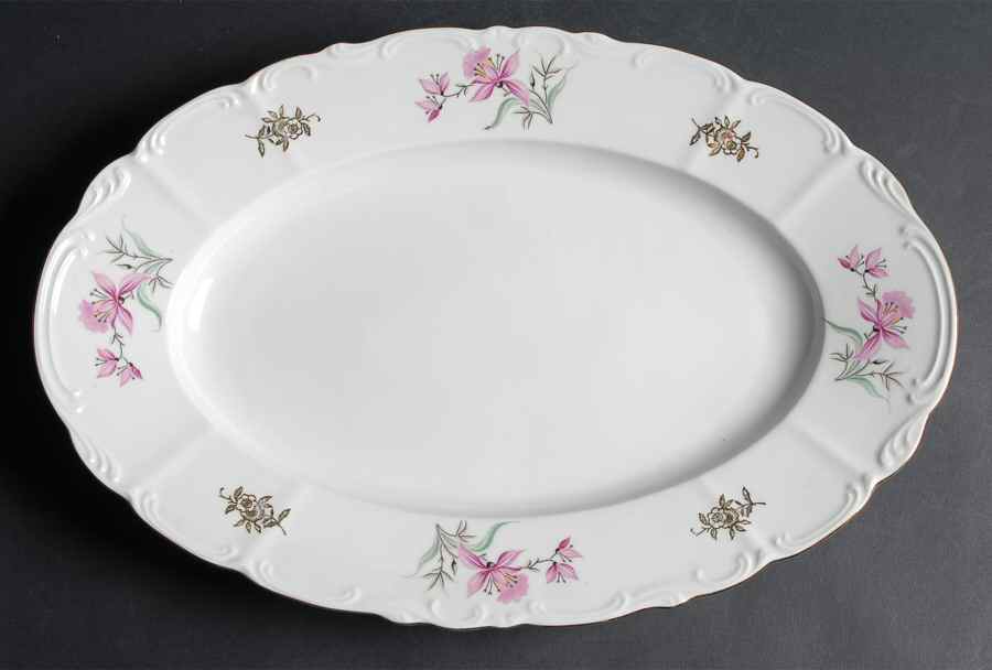BOH8 15" Oval Serving Platter by Bohemia Ceramic Works-1