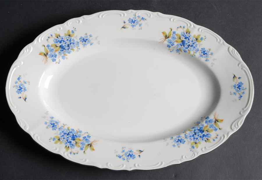 Deauville 13" Oval Serving Platter by Bohemia Ceramic Works-1