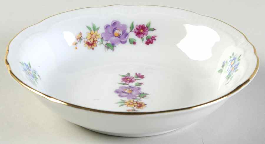 Linden (Rope Edge) Fruit/Dessert (Sauce) Bowl by Bohemia Ceramic Works-1