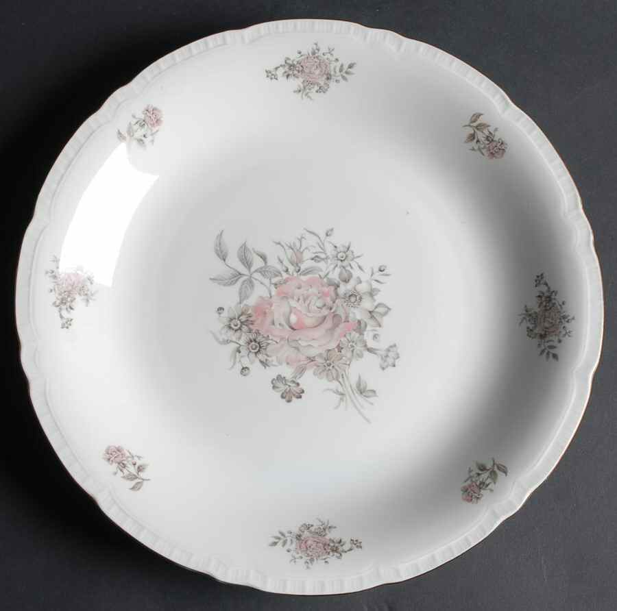 Maria (Embossed Edge) 11" Chop Plate (Round Platter) by Bohemia Ceramic Works-1