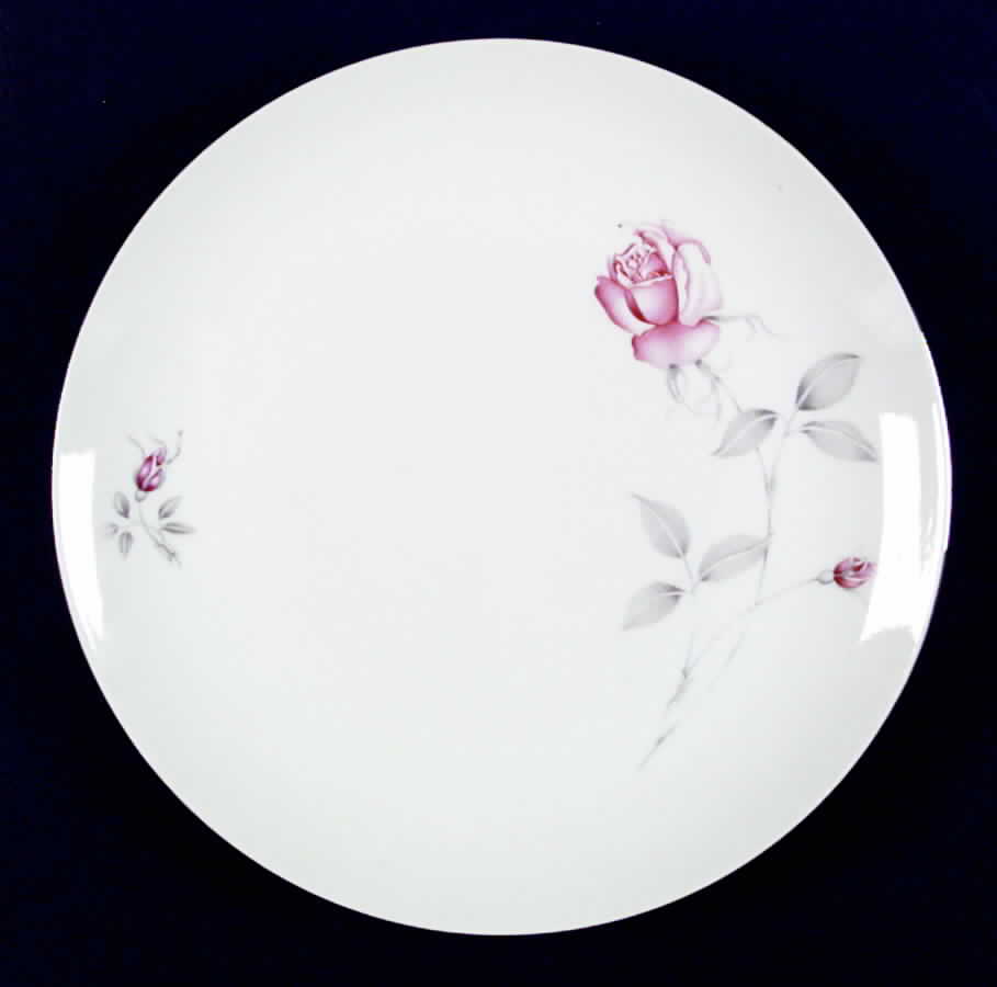 Melody (Platinum Trim) Dinner Plate by Bohemia Ceramic Works-1