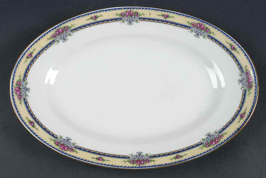 BOJ6 11" Oval Serving Platter by Jean Boyer (Limoges)-1