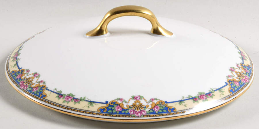 BOJ2 Lid for Round Vegetable by Jean Boyer (Limoges)-1