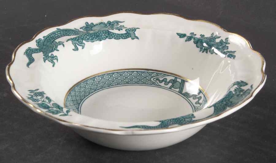 Dragon Green Rim Fruit/Dessert (Sauce) Bowl by Booths-1