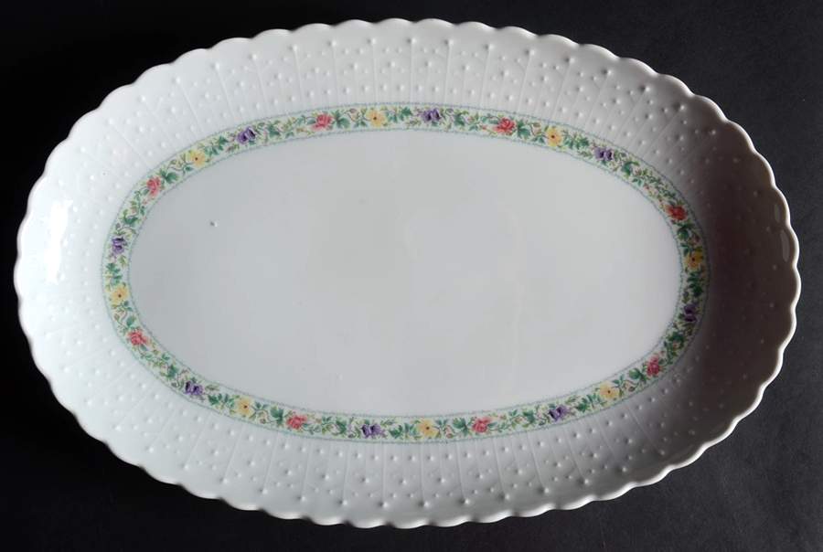 Diademe Princess 14" Oval Serving Platter by Georges Boyer-1