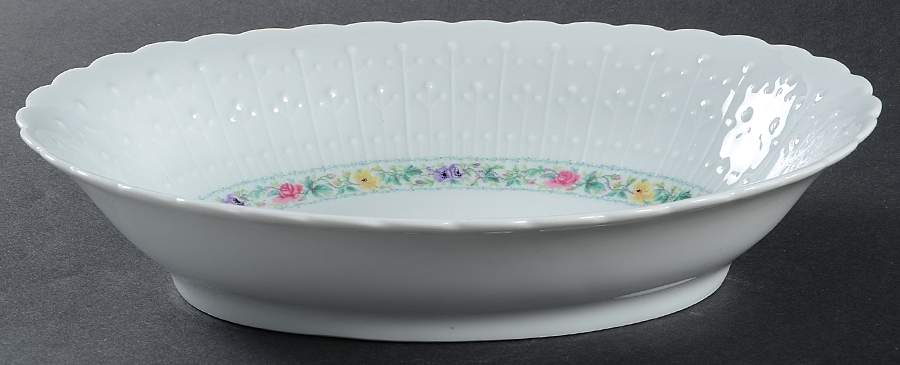 Diademe Princess 9" Oval Vegetable Bowl by Georges Boyer-1