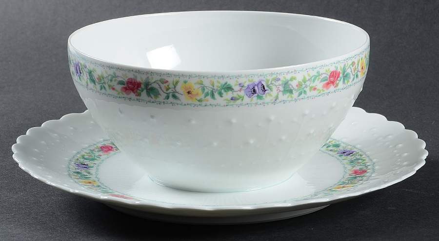 Diademe Princess Gravy Boat with Attached Underplate by Georges Boyer-1