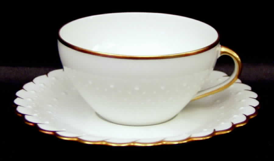 Aurore Flat Cup & Saucer Set by Georges Boyer-1