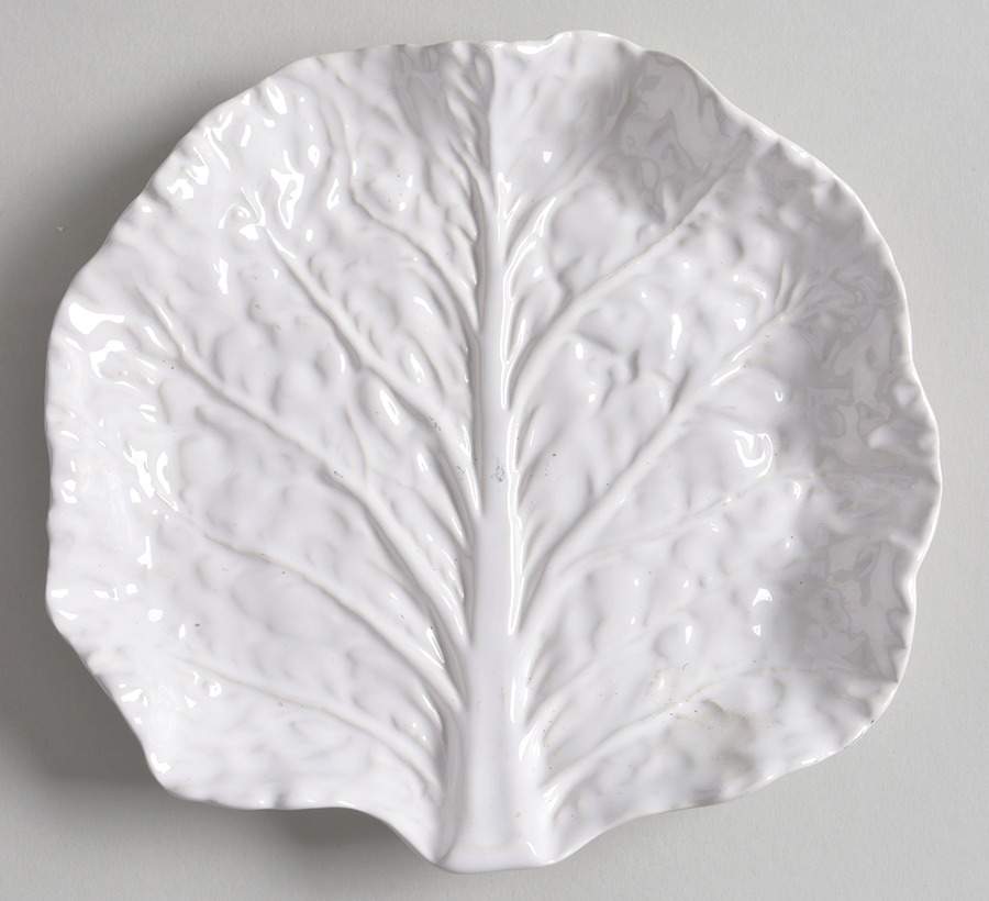 Cabbage White Bread & Butter Plate by Bordallo Pinheiro-1