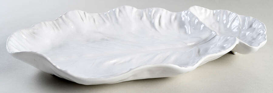 Cabbage White 1 Piece Chip & Dip by Bordallo Pinheiro-1