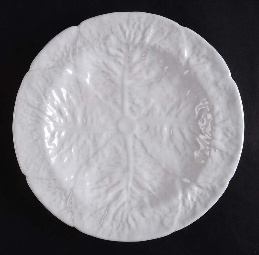 Cabbage White Salad Plate by Bordallo Pinheiro-1