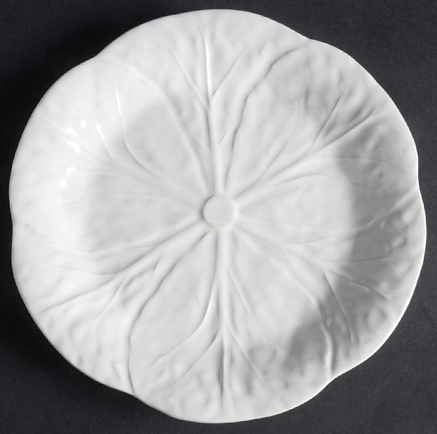 Cabbage White Salad Plate by Bordallo Pinheiro-1