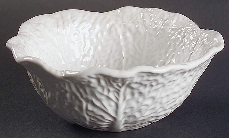 Cabbage White Coupe Cereal Bowl by Bordallo Pinheiro-1