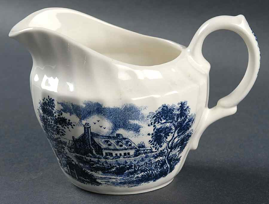 Memory Lane Blue Creamer by British Anchor-1