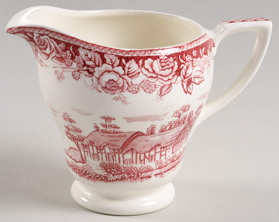 Stratford Scenes Pink Creamer by British Anchor-1