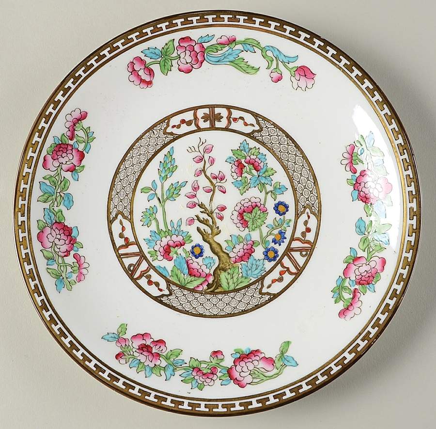 Indian Tree Coupe Luncheon Plate by Bridgwood & Son-1