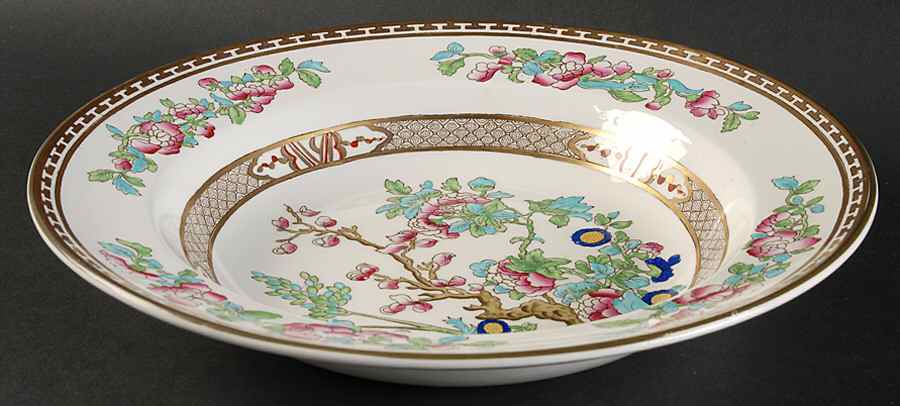 Indian Tree Large Rim Soup Bowl by Bridgwood & Son-1