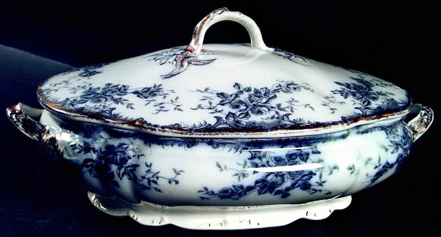 Mikado Oval Covered Vegetable by Bridgwood & Son-1