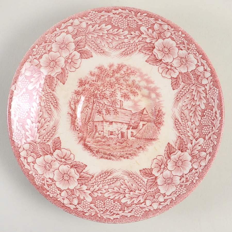 The Constable Series Red Saucer by Broadhurst-1