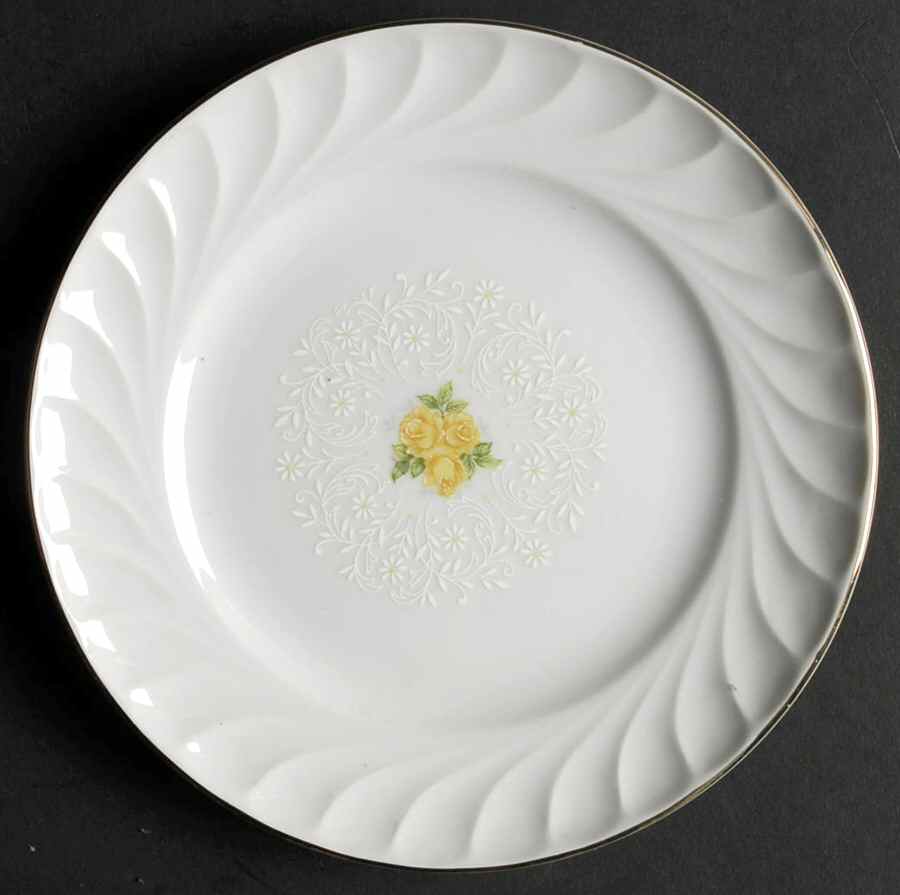 Bridal Bouquet Bread & Butter Plate by Bristol (Japan)-1