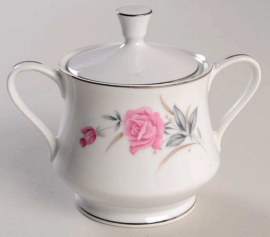 Leslie Sugar Bowl & Lid by Bristol (Japan)-1