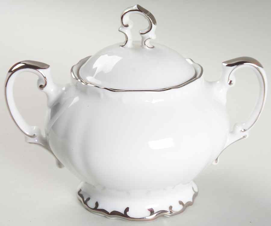 Nobility Sugar Bowl & Lid by Bristol (Japan)-1
