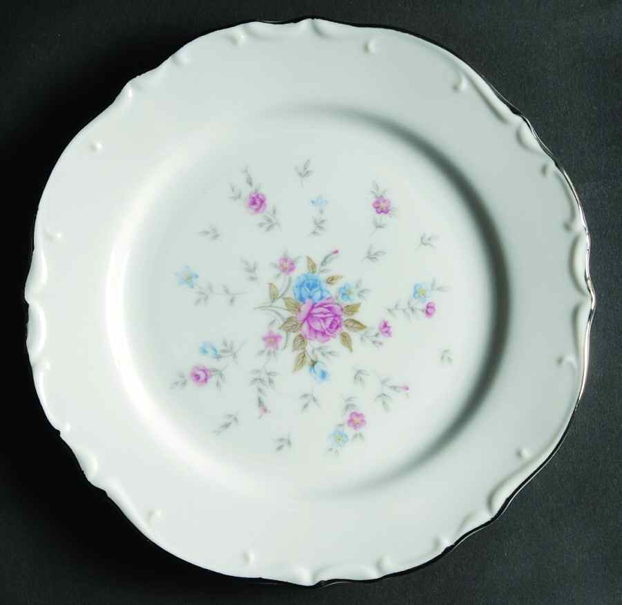 Rosewood Bread & Butter Plate by Bristol (Japan)-1