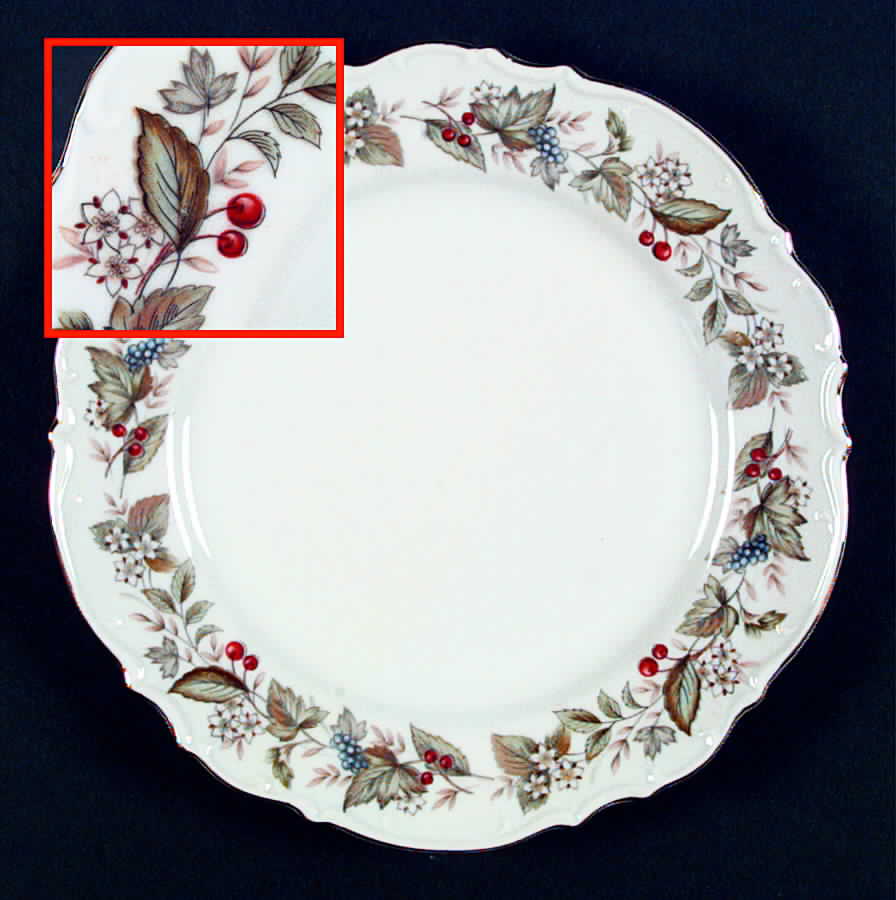 Spring Blossom Dinner Plate by Bristol (Japan)-1