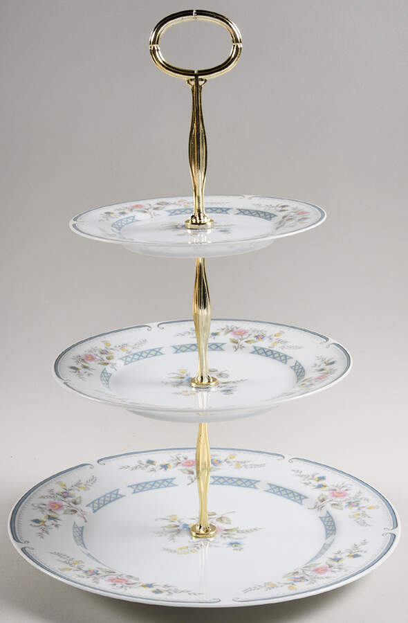 Stratford 13 7/8"-14 1/4" 3-Tiered Serving Tray(DP,SP,BB) HC by Brookwood-1