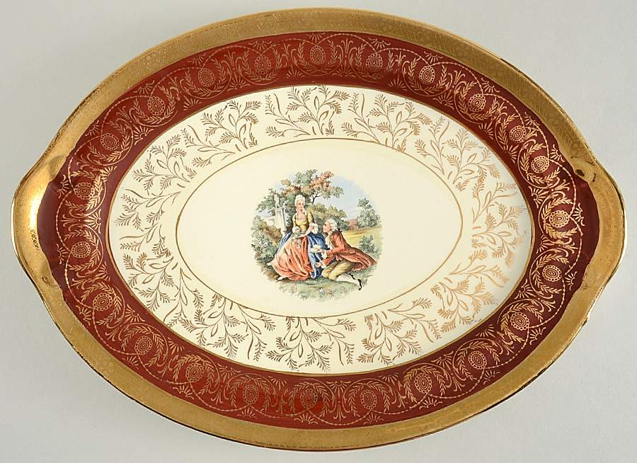 T015 13" Oval Serving Platter by Bromley-1