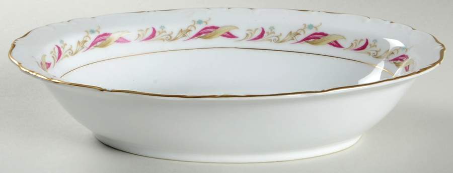 Concerto 10" Oval Vegetable Bowl by Breton-1