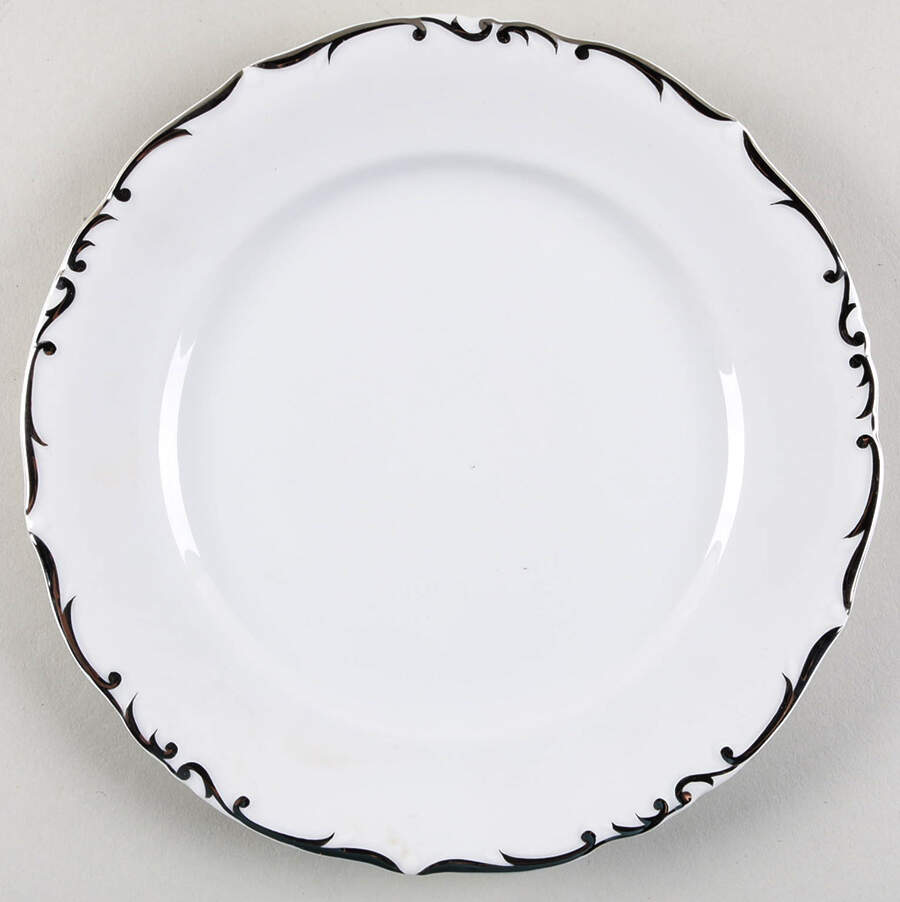 Silver Queen Salad Plate by Breton-1