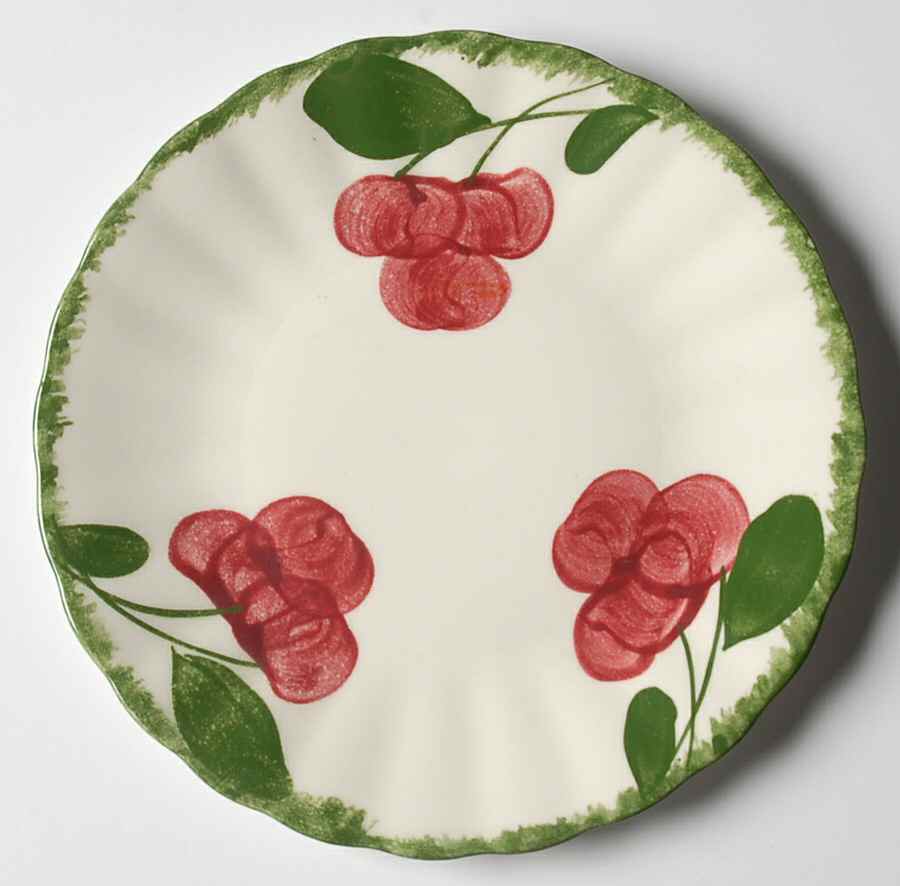 Cherry Coke Bread & Butter Plate by Blue Ridge Southern Pottery-1