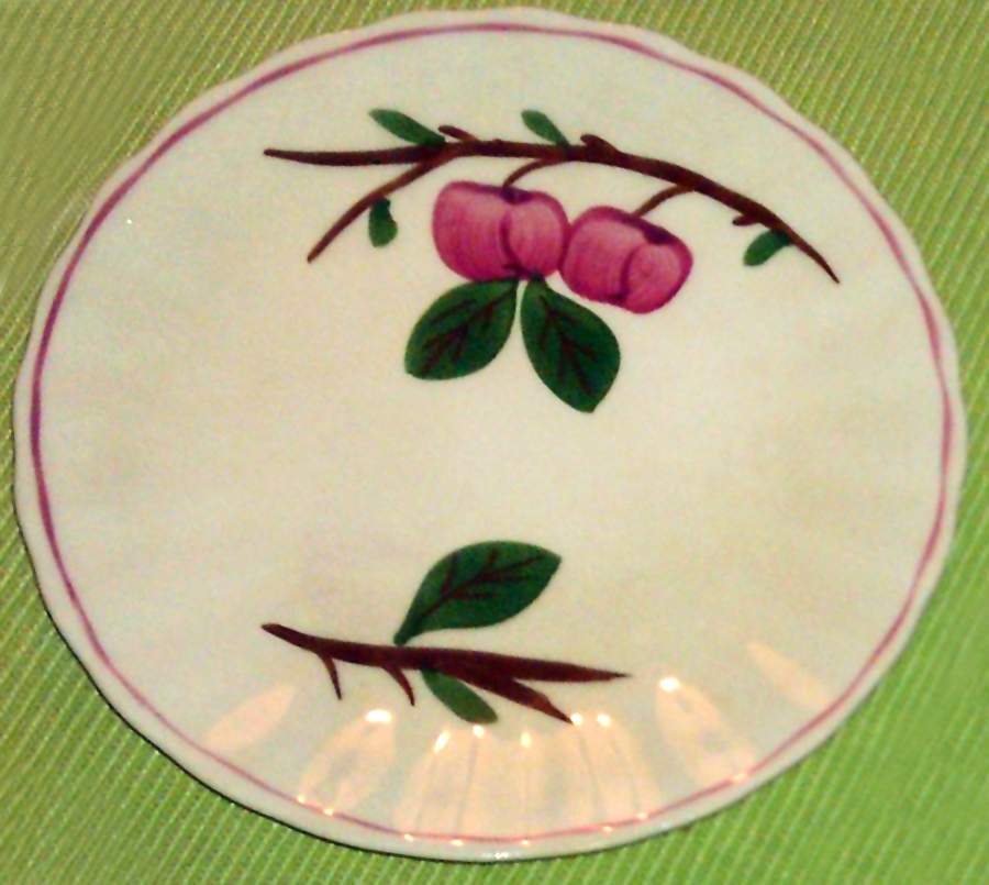 Mountain Crab Bread & Butter Plate by Blue Ridge Southern Pottery-1