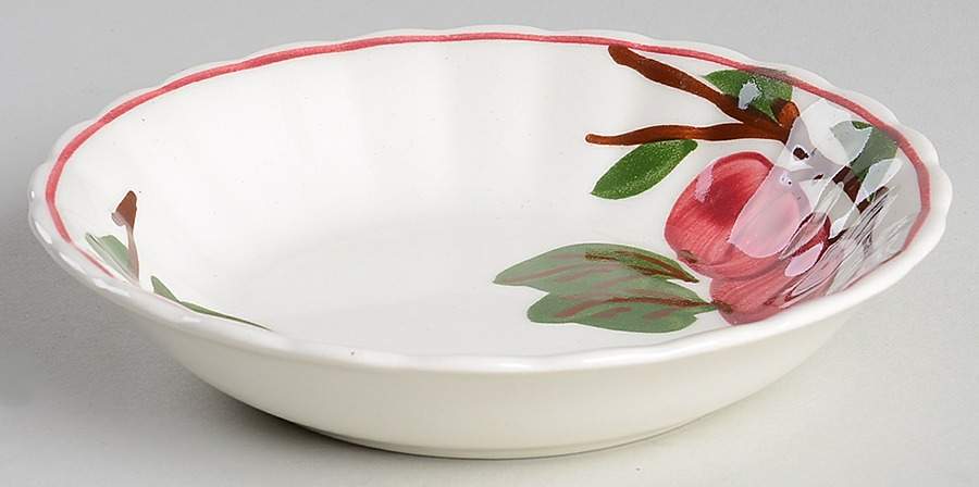 Mountain Crab Fruit/Dessert (Sauce) Bowl by Blue Ridge Southern Pottery-1