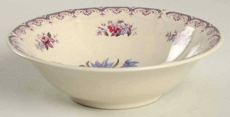 Colonial Rose Coupe Cereal Bowl by Georges Briard-1