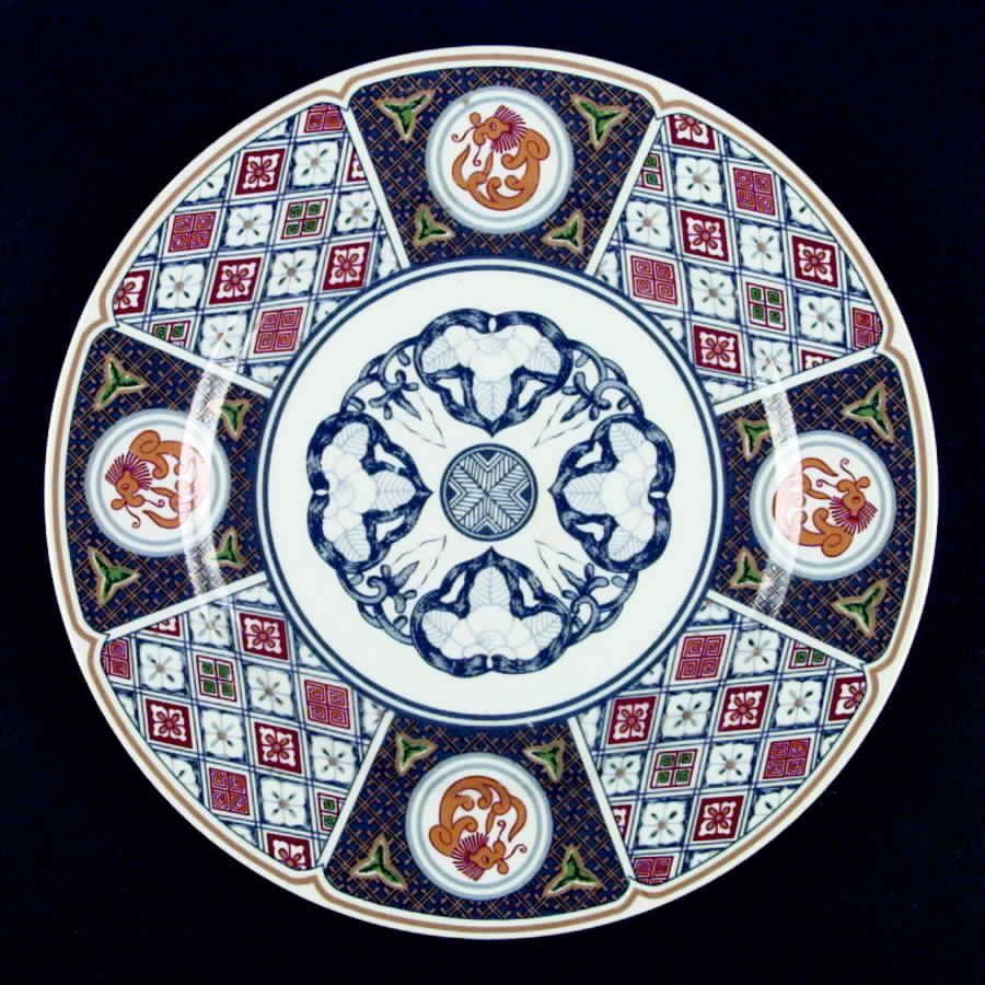 Grand Kabuki Dinner Plate by Georges Briard-1