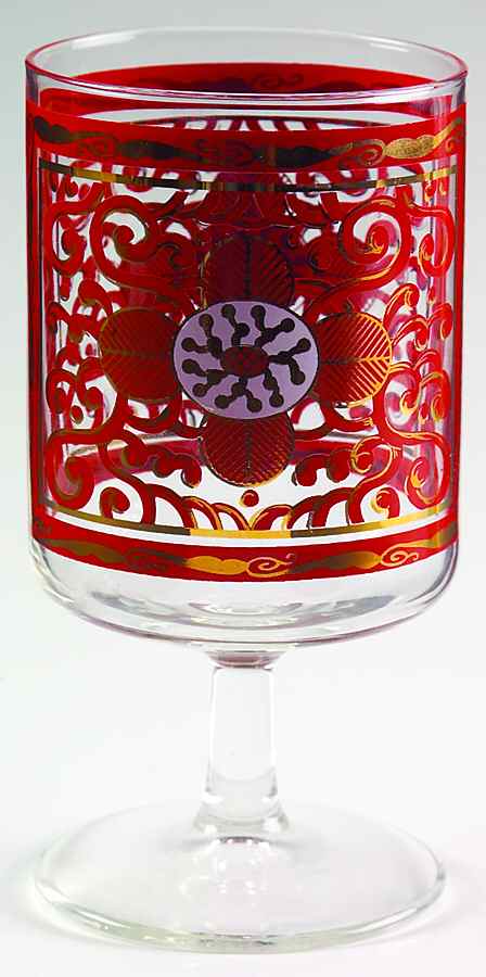 Imperial Brocade 10 Oz Glassware Goblet by Georges Briard-1
