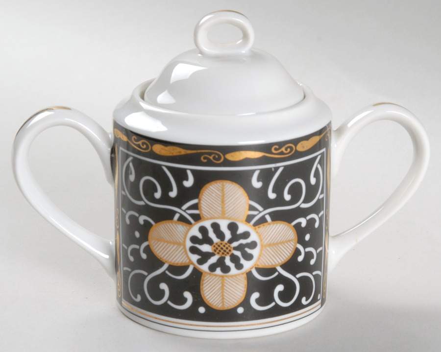 Royal Tapestry Sugar Bowl & Lid by Georges Briard-1