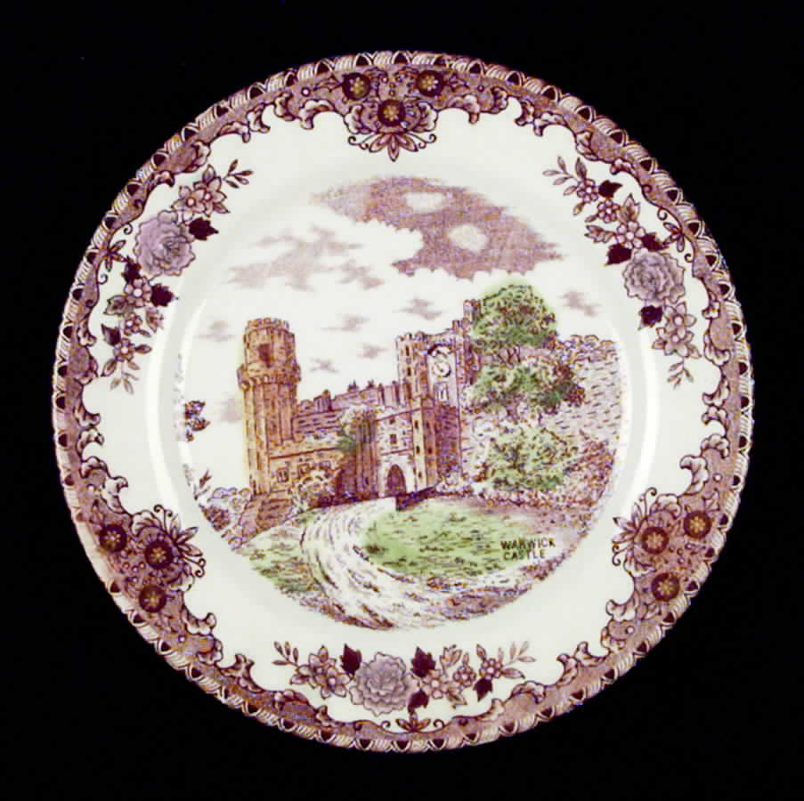 English Castles Bread & Butter Plate by Brown & Ritchie-1