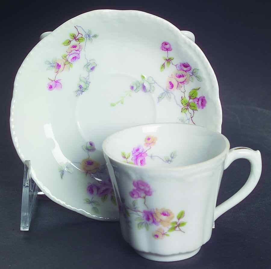 5789 Flat Demitasse Cup & Saucer Set by Bassett-1