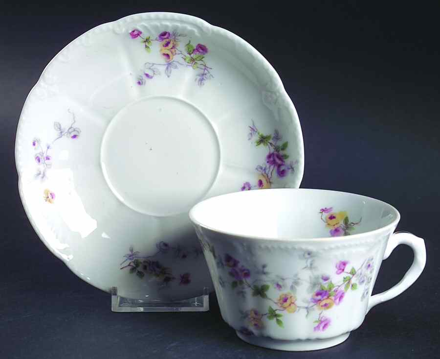 5789 Oversized Cup & Saucer Set by Bassett-1