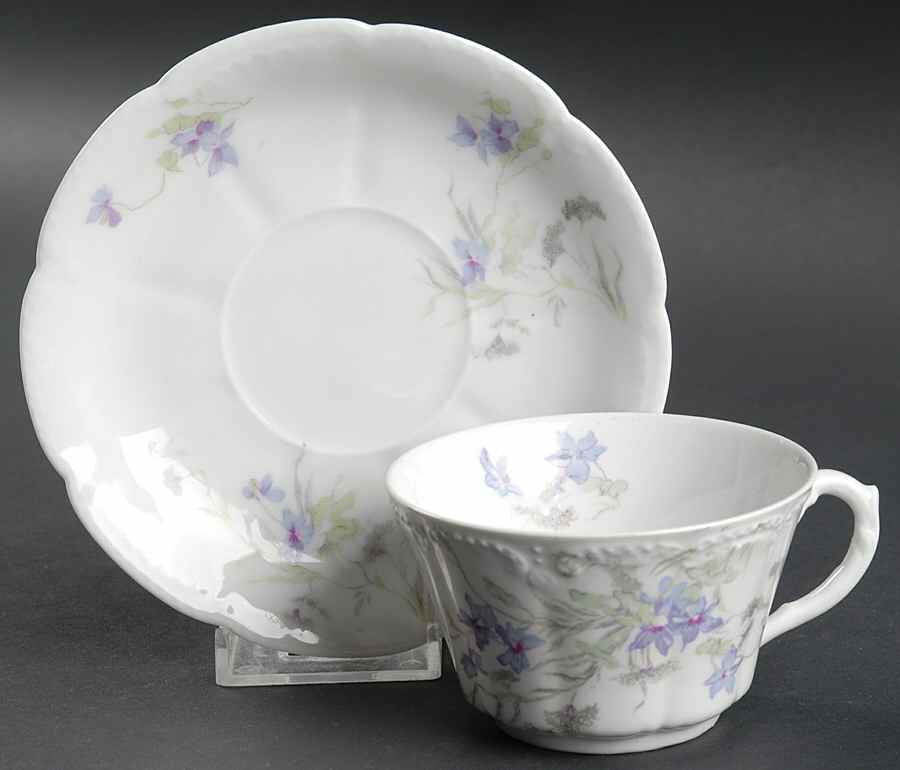 5186 Flat Cup & Saucer Set by Bassett-1