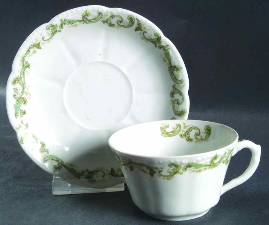 BSS11 Flat Cup & Saucer Set by Bassett-1
