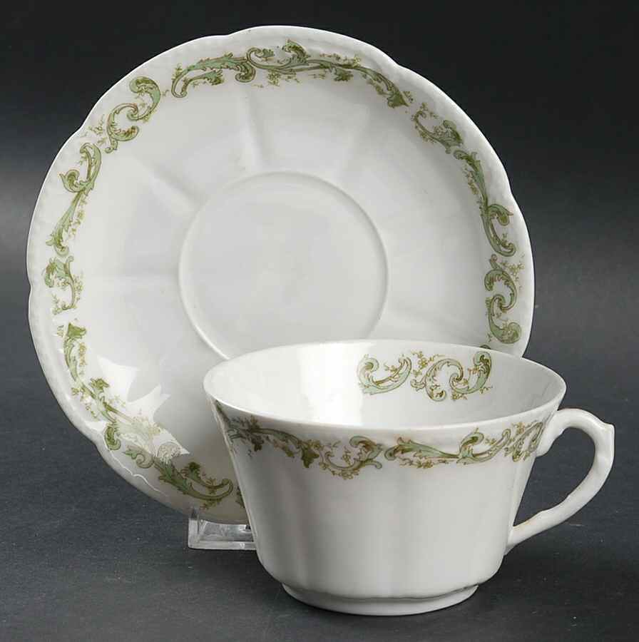 BSS11 Flat Cup & Saucer Set by Bassett-1